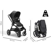 Cochecito Dúo Baby Jogger City Sights Dark Slate