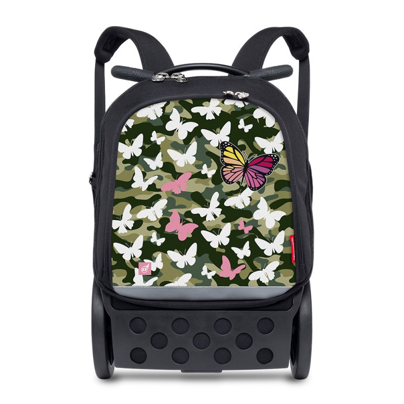 Mochila Trolley escolar Roller Up Butterfly Camo