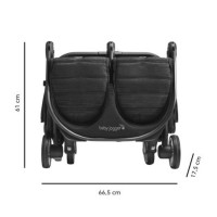 Silla de Paseo Gemelar Baby Jogger City Tour 2 Double Pitch Black