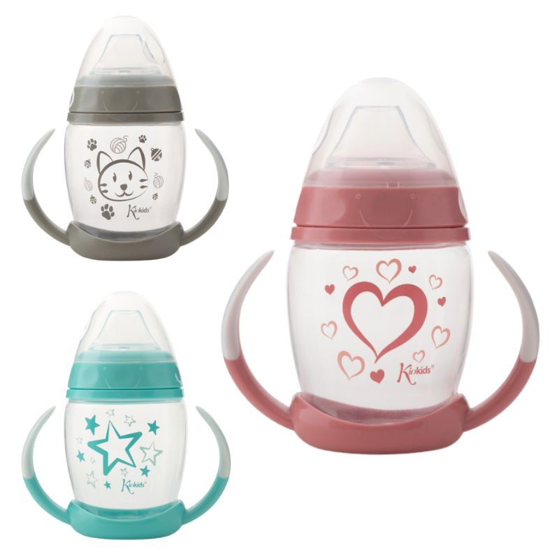 Taza de aprendizaje con asas Kiokids 270ml