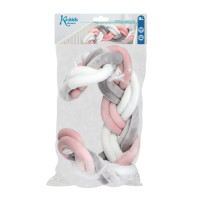 Trenza Protector cuna Kiokids Rosa 2 metros