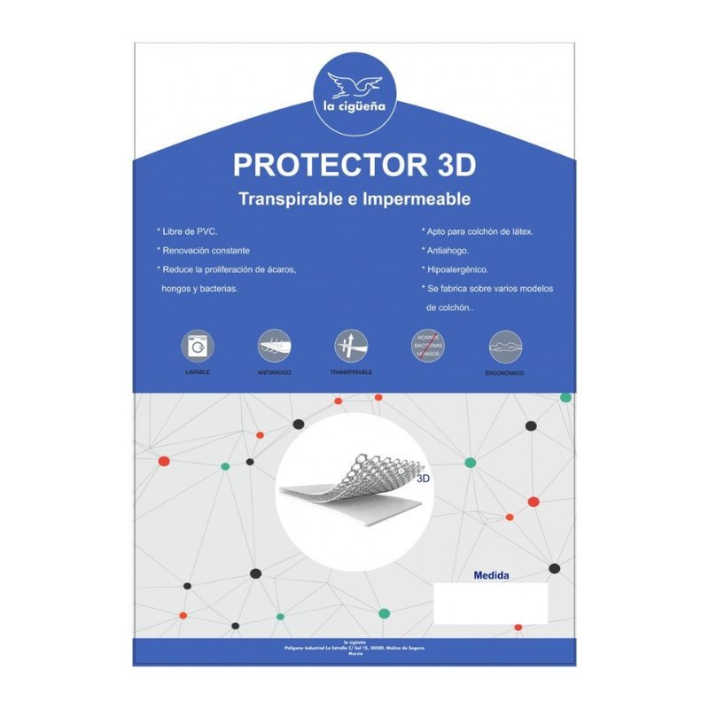 Protector de Colchón 3D para Cuna La Cigüeña