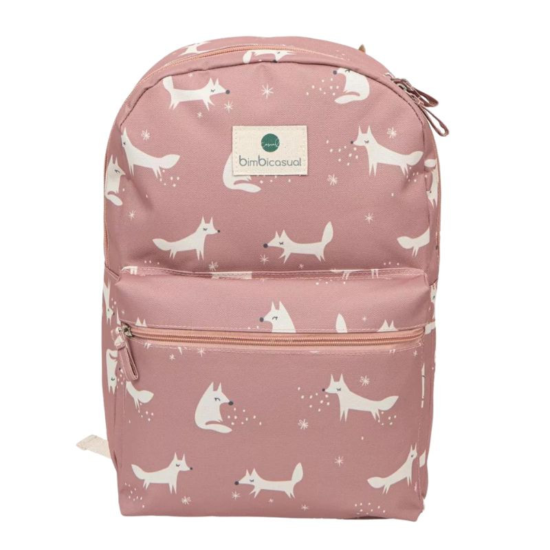 Bolso mochila Bimbidreams Fox Rosa Coral