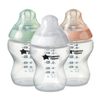 Biberón Tommee Tippee Closer to Nature 260 ml, pack 3un.