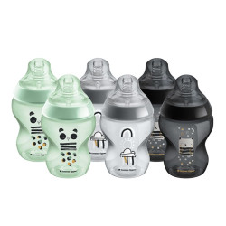 Biberón Tommee Tippee Closer to Nature 260 ml, pack 6un.