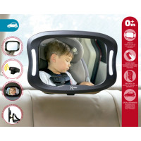 Espejo retrovisor con LED y control remoto Kiokids