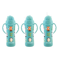 Botella térmica con pajita Miniland Thermokid Aqua