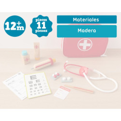 Juguete de Madera Set de Doctor Kiokids