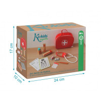 Juguete de Madera Set de Doctor Kiokids