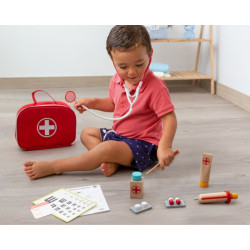 Juguete de Madera Set de Doctor Kiokids