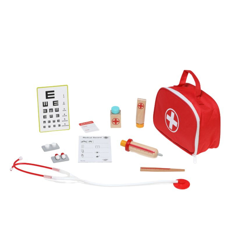 Juguete de Madera Set de Doctor Kiokids