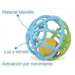 Sonajero Blandito con Luz y Sonido Kiokids