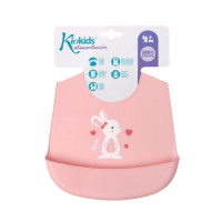 Babero Silicona Kiokids Conejito