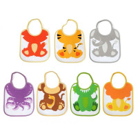 Kiokids Pack Baberos Animalitos Semanales