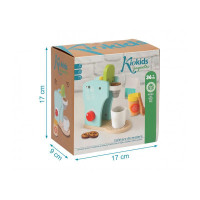 Cafetera de madera con accesorios Kiokids