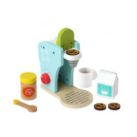 Cafetera de madera con accesorios Kiokids