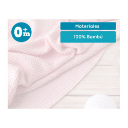 Manta en Bambú Kiokids ROSA