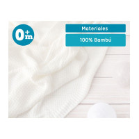 Manta en Bambú Kiokids BEIGE