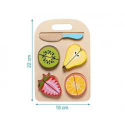 Juguete Frutas de Madera Kiokids